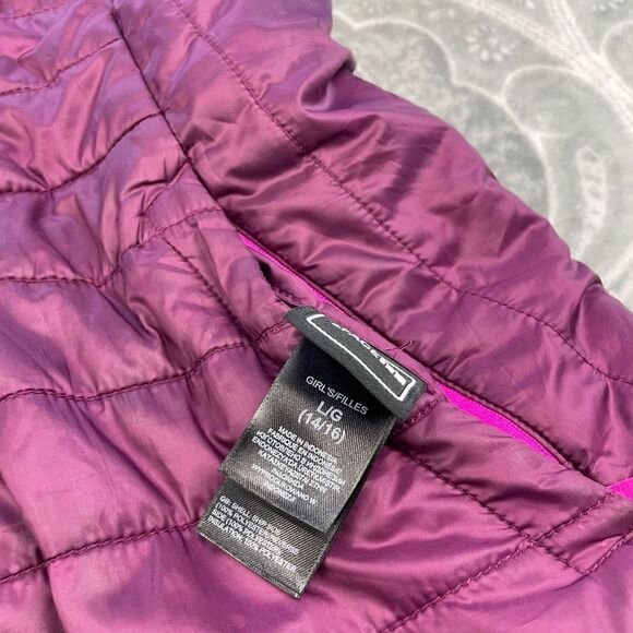 Girls North Face Reversible Puffer Jacket - Picture 4 of 4